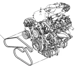 2009 Chevrolet Traverse engine